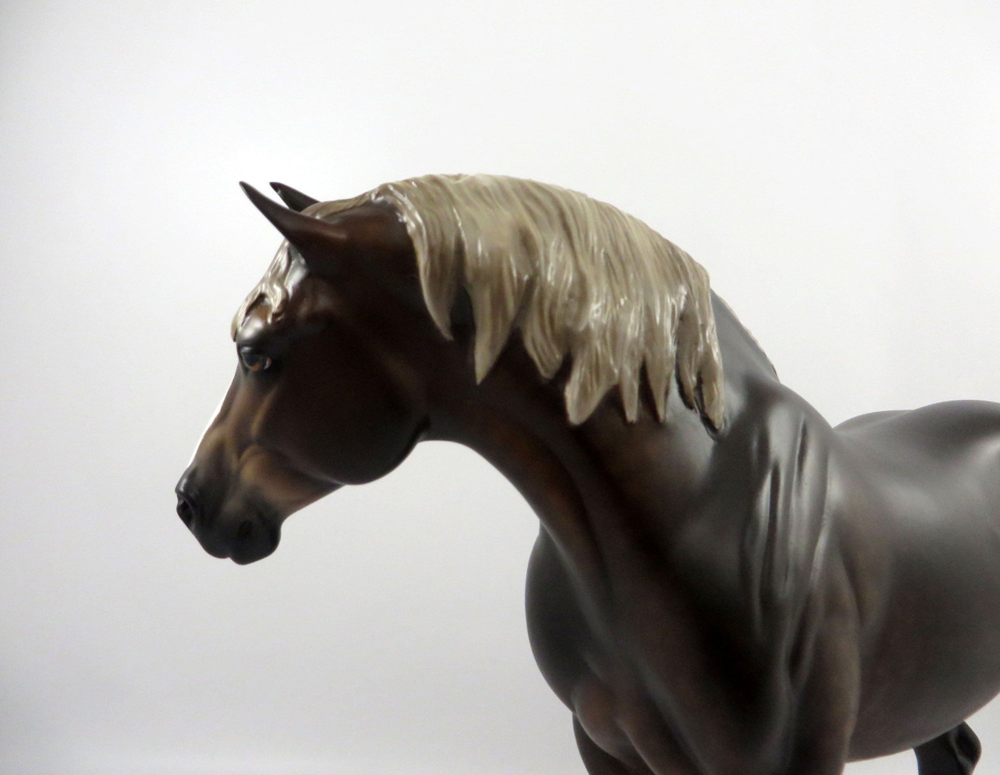 Radiance-OOAK Liver Chestnut Heavy Draft Mare Painted by Sheryl Leisure 3/5/21