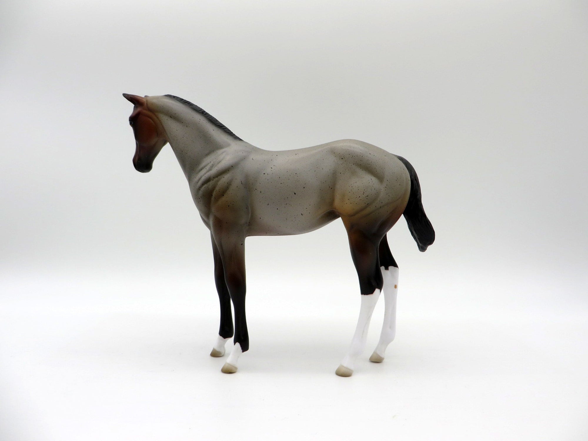 Raichu-OOAK Bay Roan Weanling Painted By Ellen Robbins 5/14/21