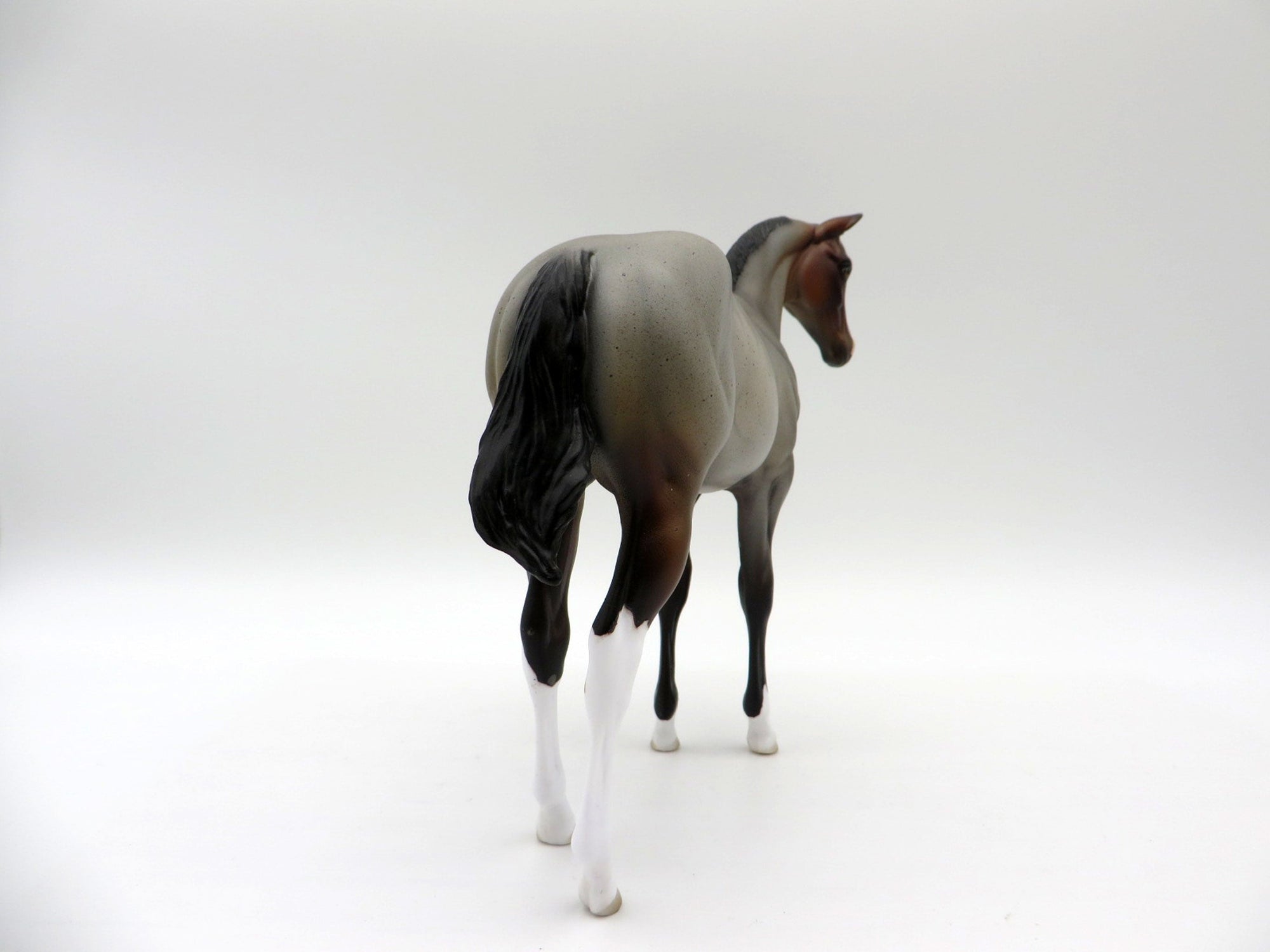 Raichu-OOAK Bay Roan Weanling Painted By Ellen Robbins 5/14/21