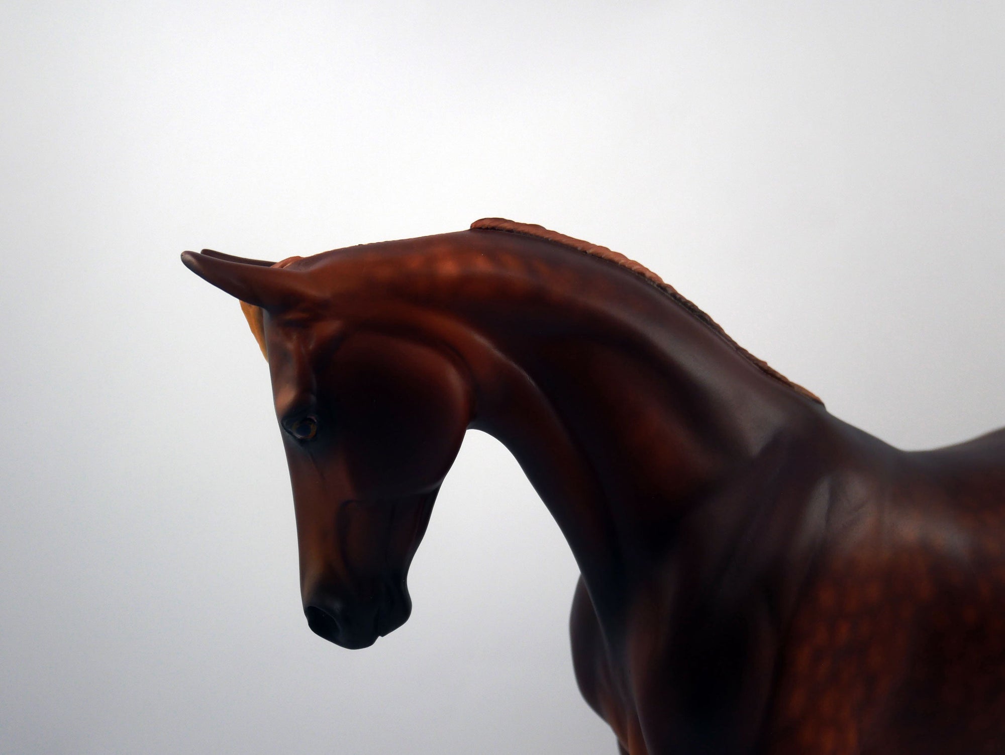 Ralph the Mouth-OOAK Dapple Chestnut Thoroughbred Painted by Sheryl Leisure 1/20