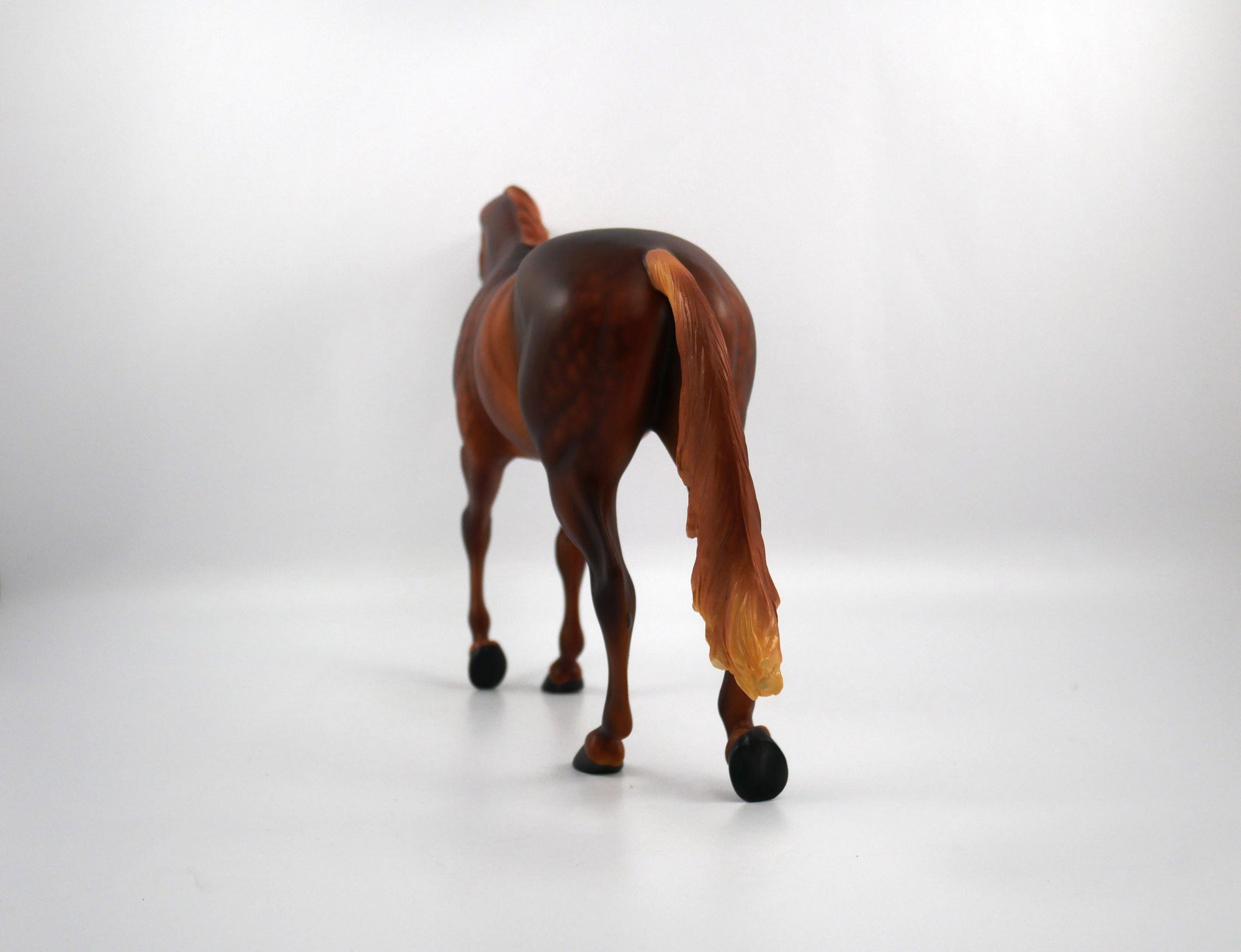 Ralph the Mouth-OOAK Dapple Chestnut Thoroughbred Painted by Sheryl Leisure 1/20