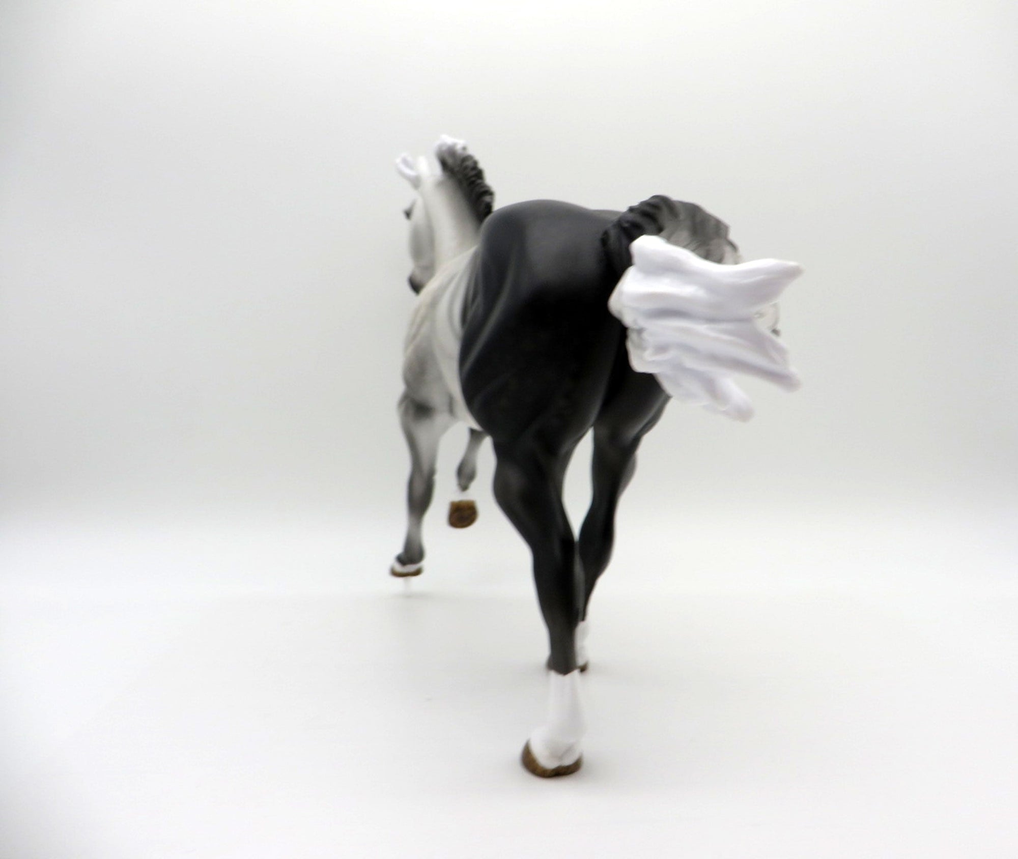 Rapheal-OOAK Dapple Grey Foundation Stock Horse Equilocity 2021 Painted by Audrey Dixon