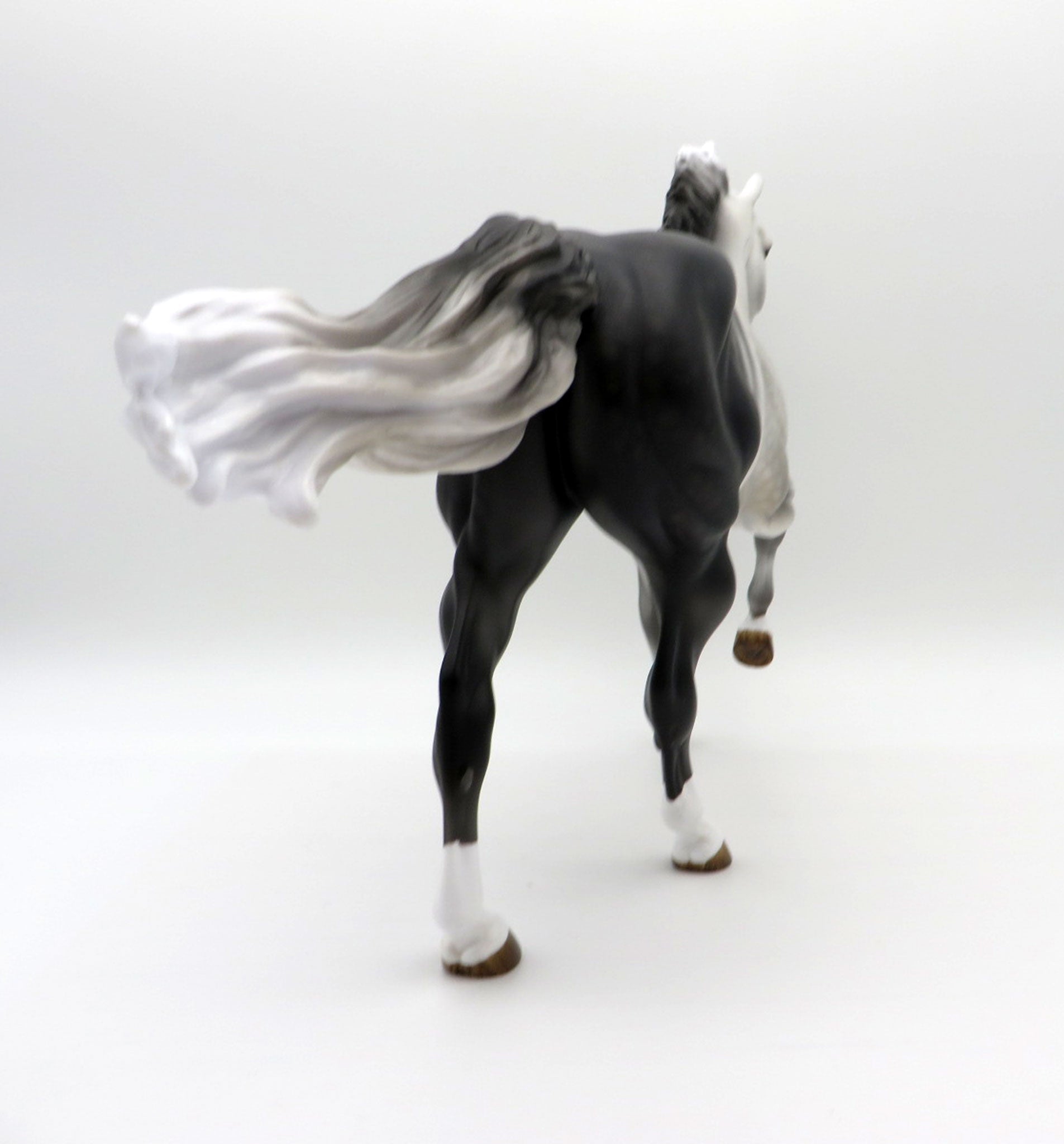 Rapheal-OOAK Dapple Grey Foundation Stock Horse Equilocity 2021 Painted by Audrey Dixon