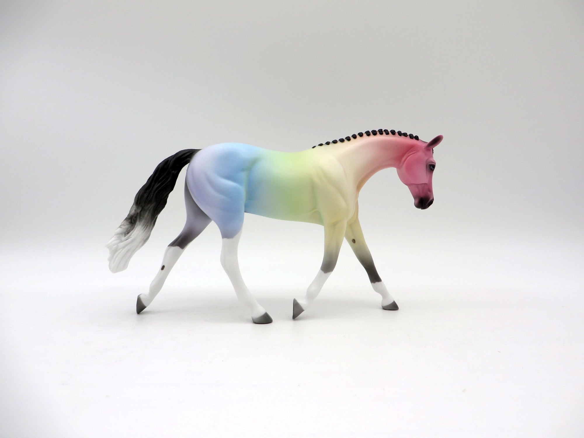 Razzle Dazzle-OOAK Deco Warmblood Pebbles  Painted By Ellen Robbins 5/28/21