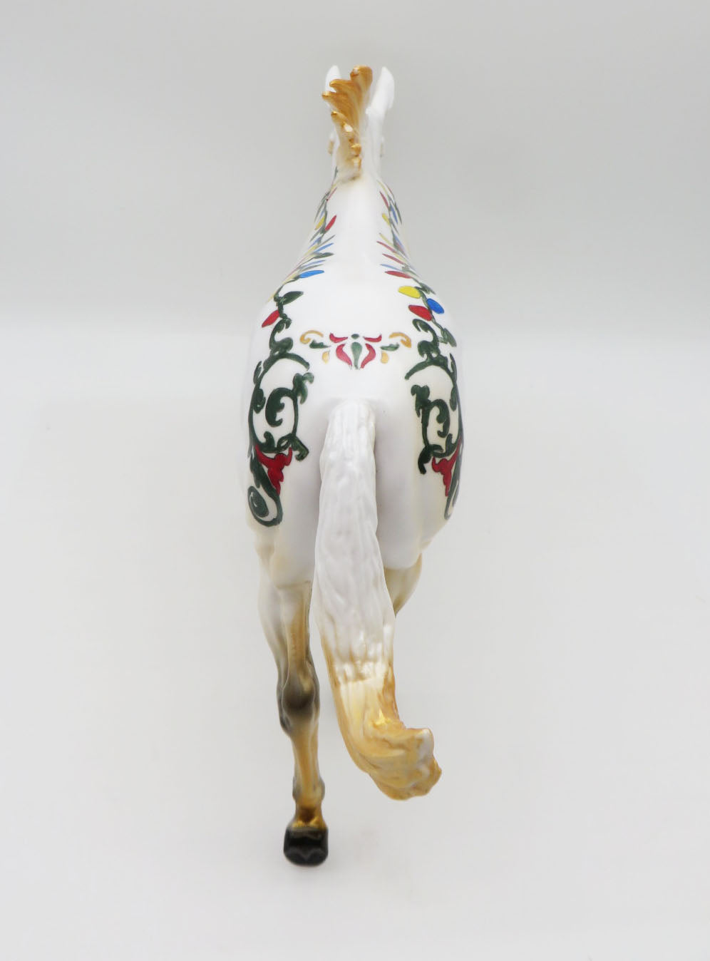 Ready, Set Glow! - OOAK - Christmas Decorator Mule - by Dawn Quick - CT22