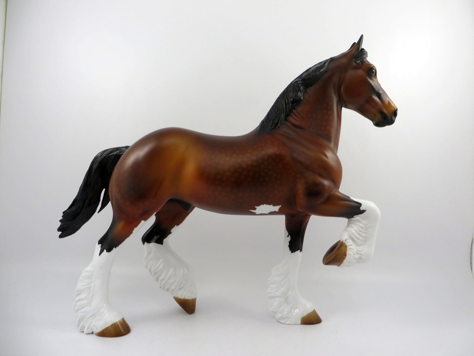 Red Eye Flight-LE-10 Dapple Bay Paint Trotting Draft by Audrey Dixon 3/12/21