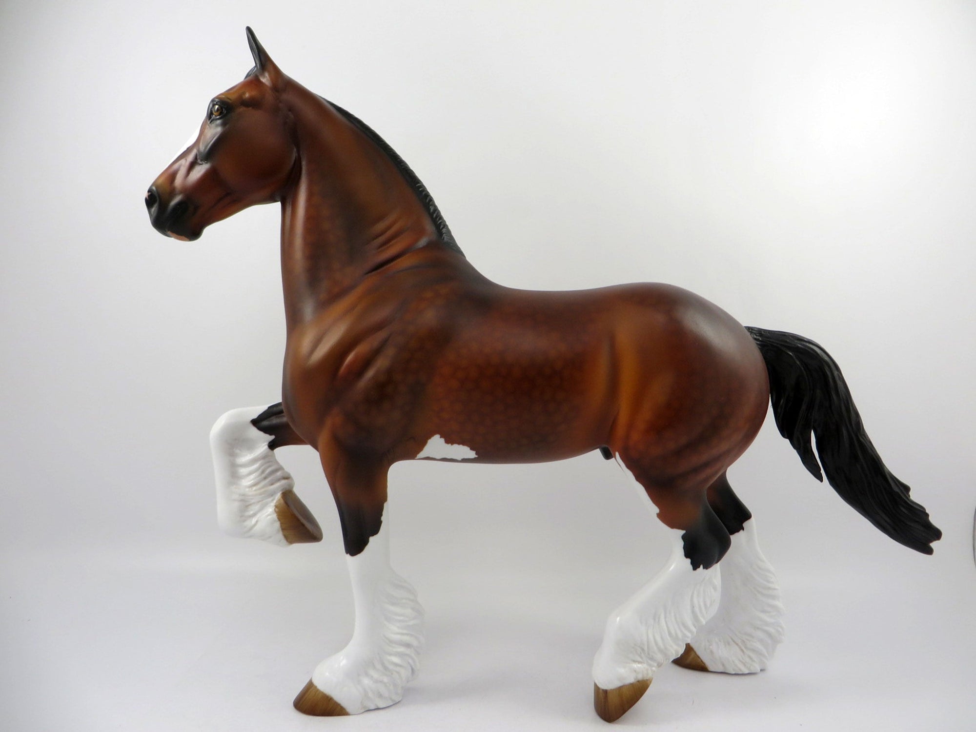 Red Eye Flight-LE-10 Dapple Bay Paint Trotting Draft by Audrey Dixon 3/12/21