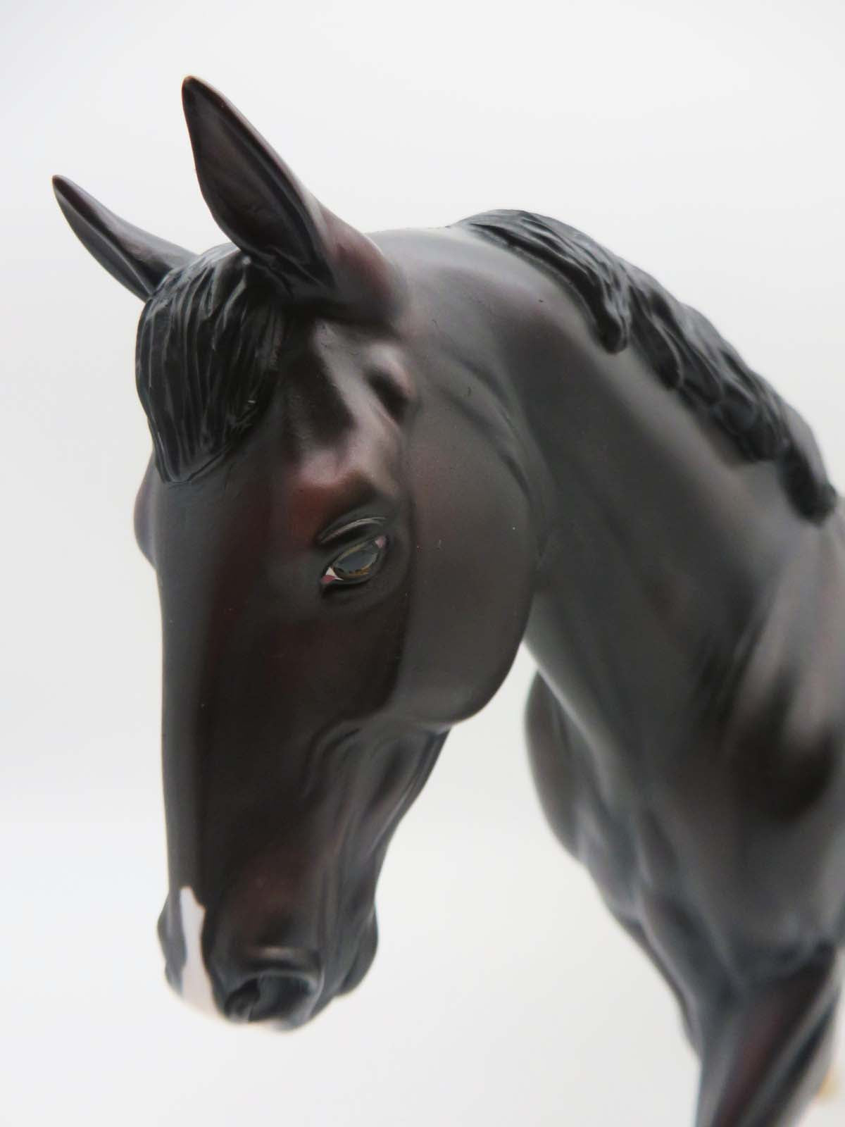 Red Outlaw - OOAK - Dark Blood Bay Irish Draught by Ashley Palmer - SHCF23