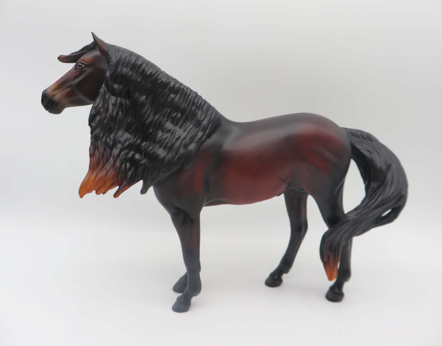Red Rock- OOAK -Blood Bay Spanish Mustang By Angela Marleau  SHCF23