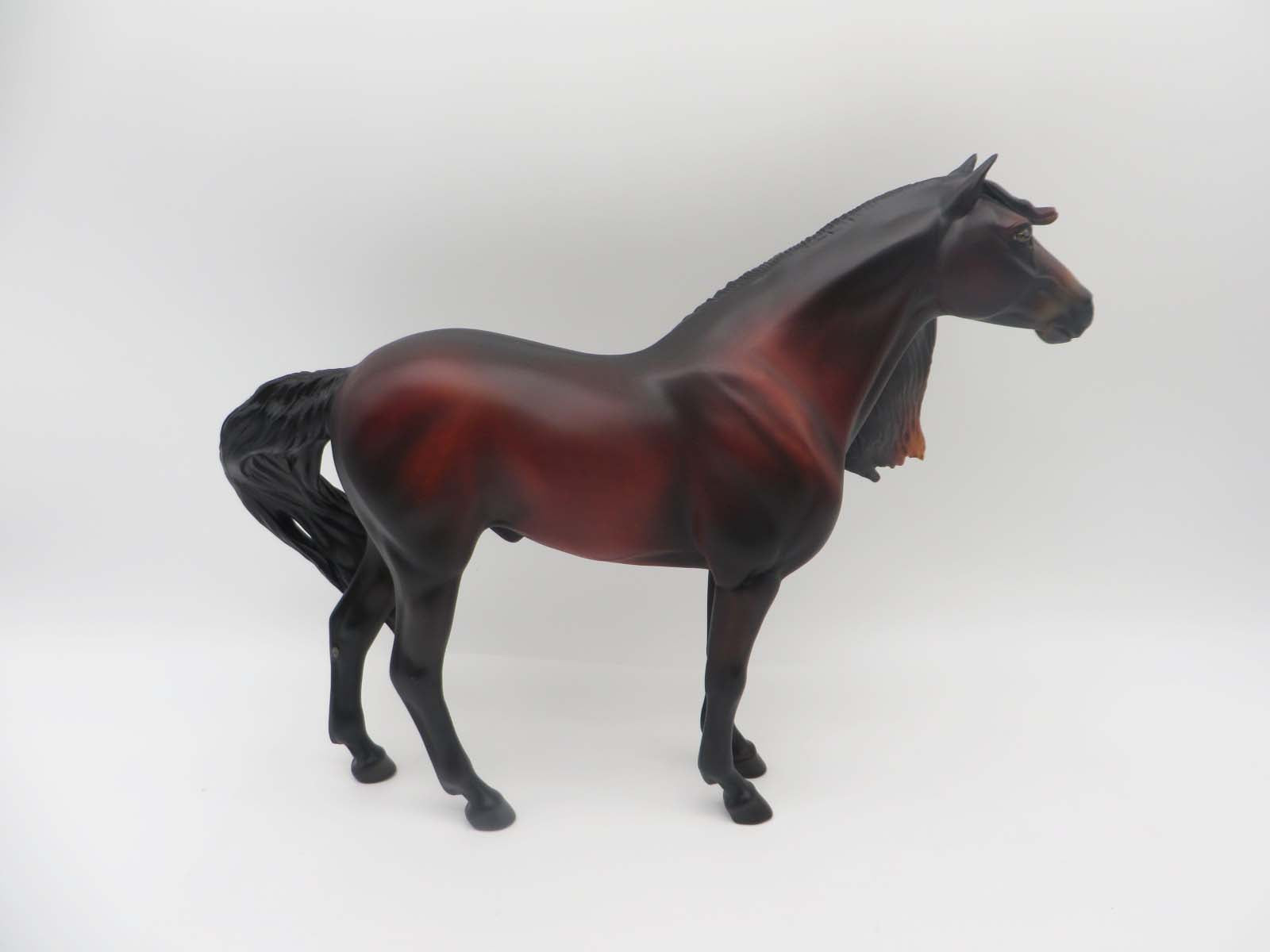 Red Rock- OOAK -Blood Bay Spanish Mustang By Angela Marleau  SHCF23