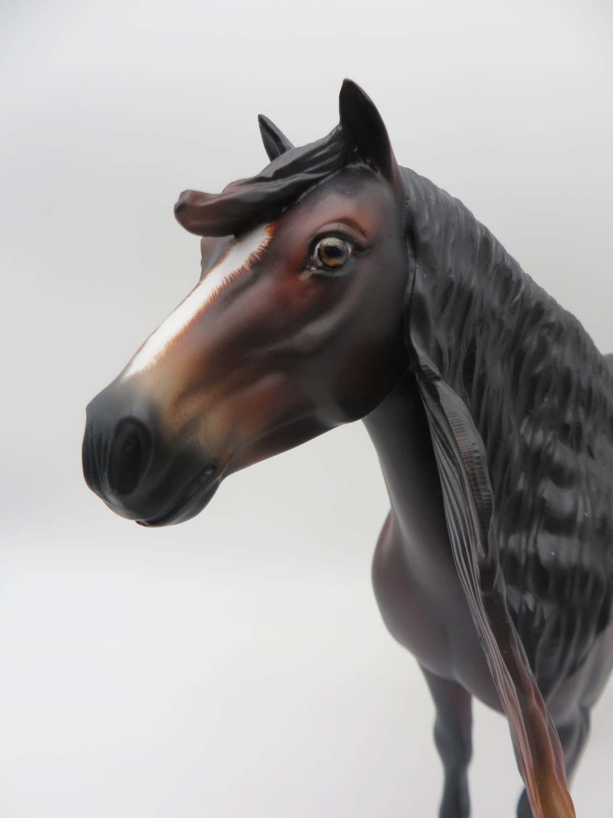 Red Rock- OOAK -Blood Bay Spanish Mustang By Angela Marleau  SHCF23