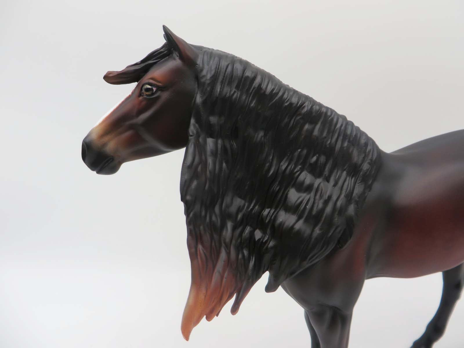 Red Rock- OOAK -Blood Bay Spanish Mustang By Angela Marleau  SHCF23