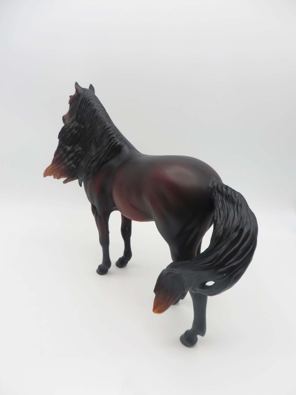 Red Rock- OOAK -Blood Bay Spanish Mustang By Angela Marleau  SHCF23