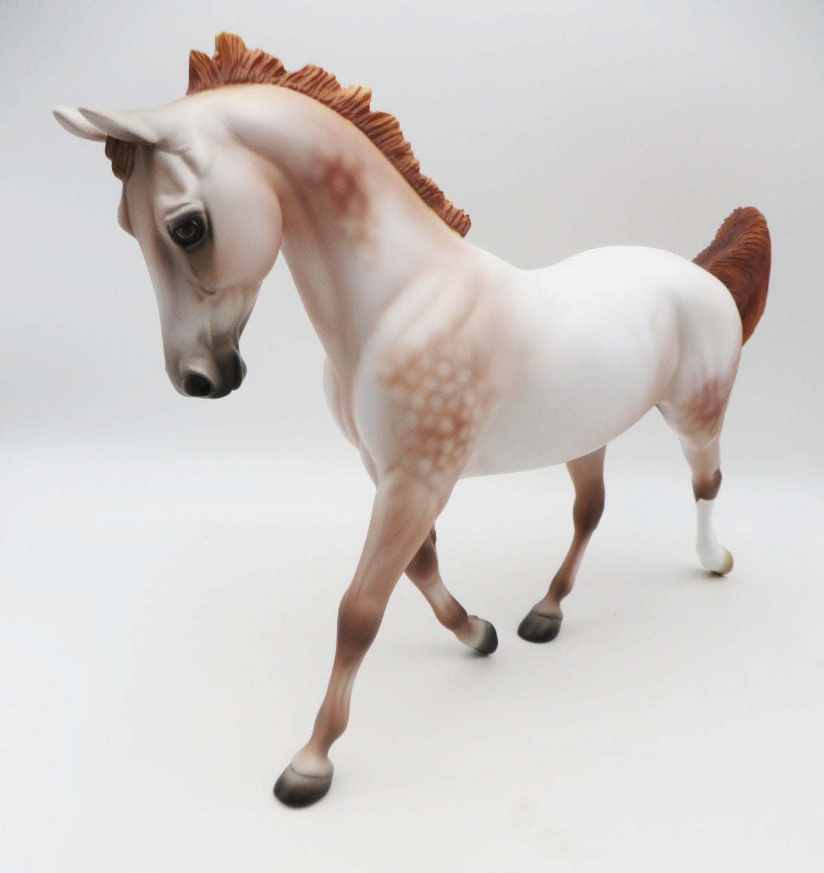 SAMPLE Red Tag Run Dapple Mulberry Grey Palouse By Ashley Palmer