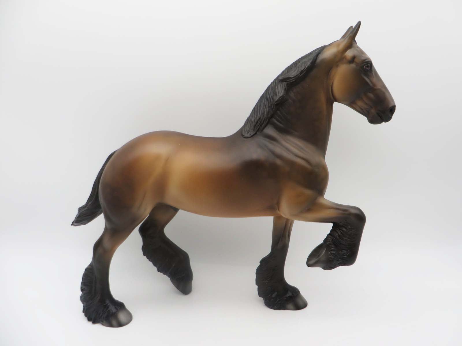 Redfield - OOAK - Sooty Buckskin Trotting Drafter By Jess Hamill - P&amp;C 23