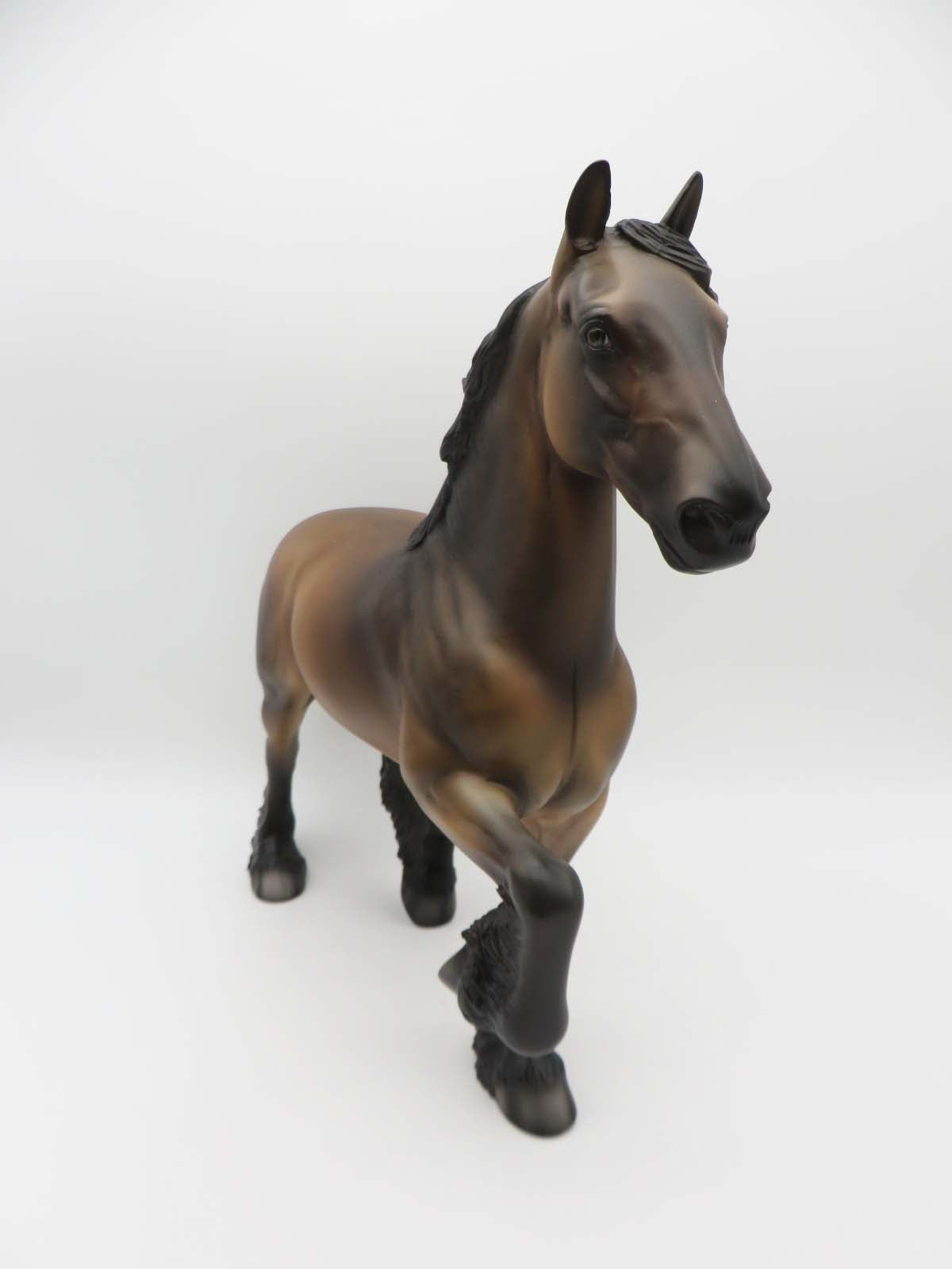 Redfield - OOAK - Sooty Buckskin Trotting Drafter By Jess Hamill - P&amp;C 23