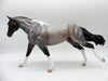 Redondo-OOAK Blue Roan Running Stock Horse Painted by Caroline Boydston 10/18/21