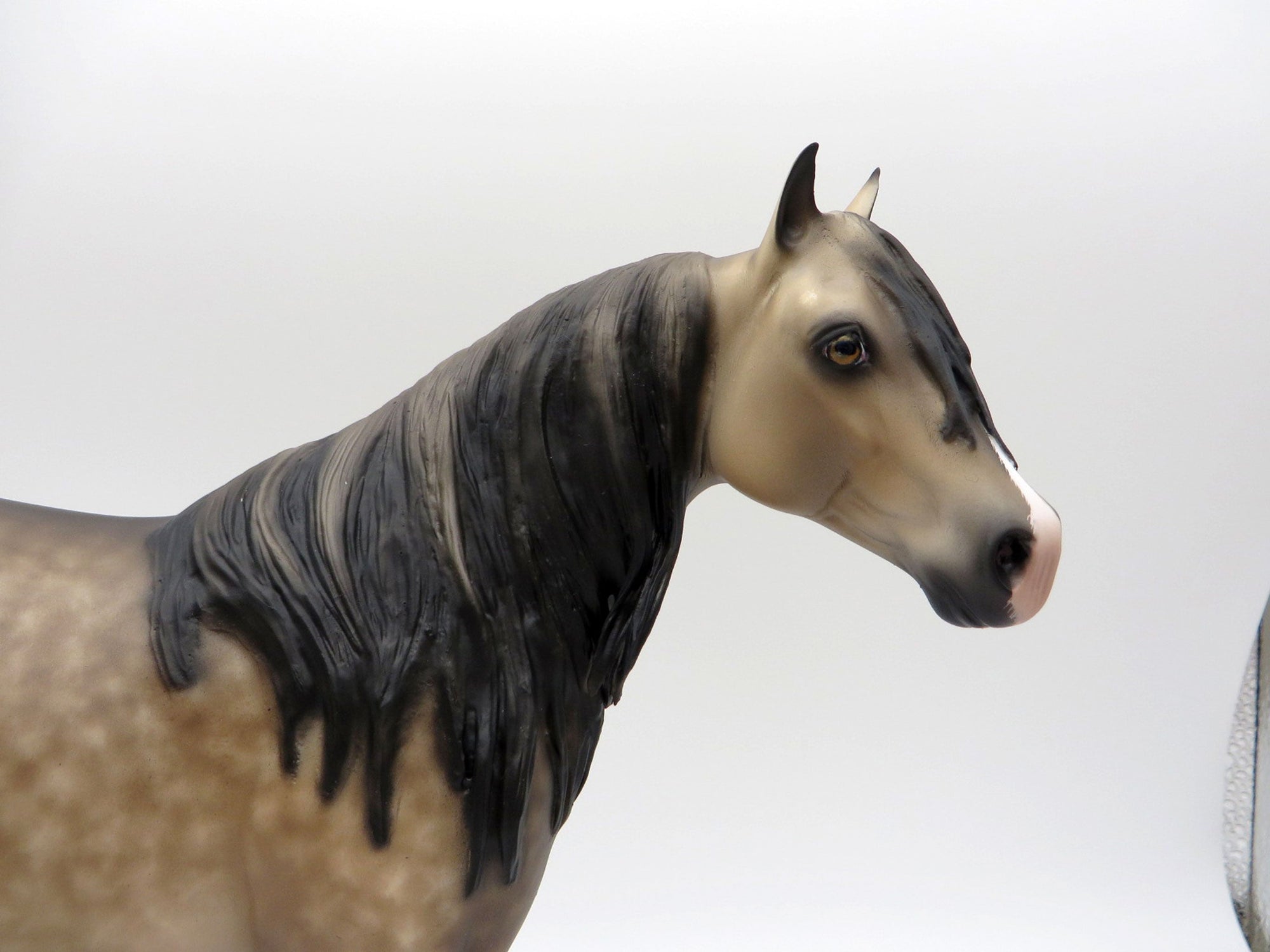 Reeses-OOAK Dapple Buckskin ISH Painted By Sheryl Leisure 6/14/21