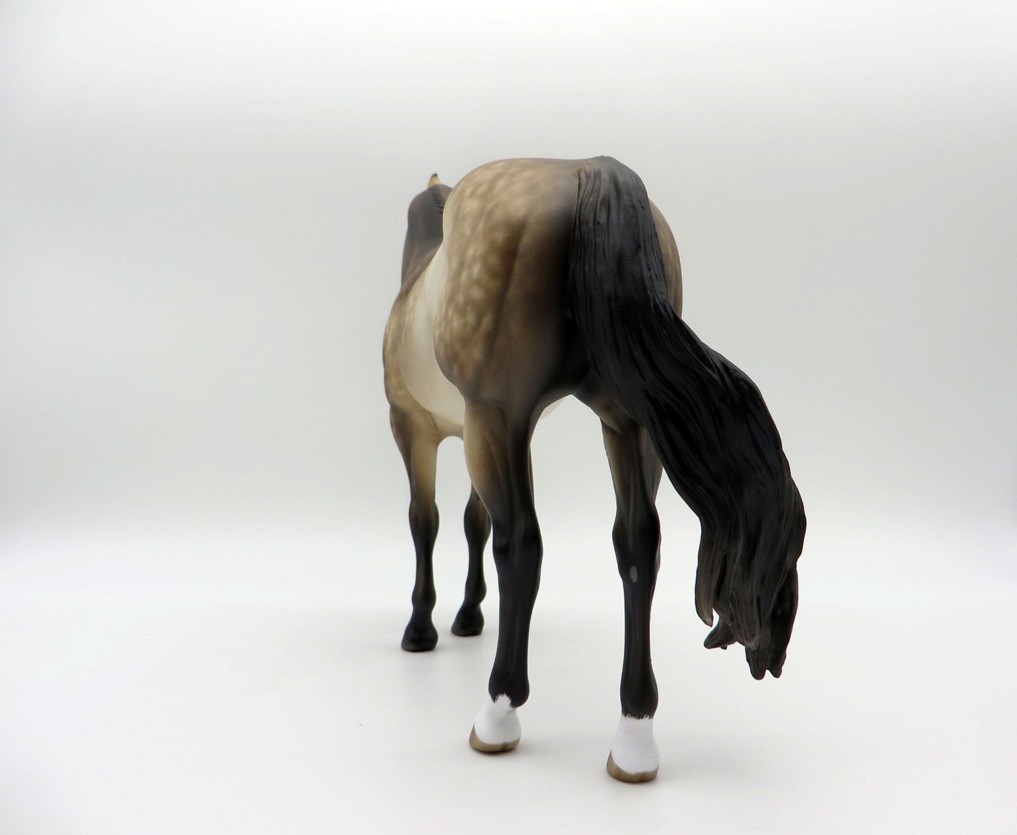 Reeses-OOAK Dapple Buckskin ISH Painted By Sheryl Leisure 6/14/21