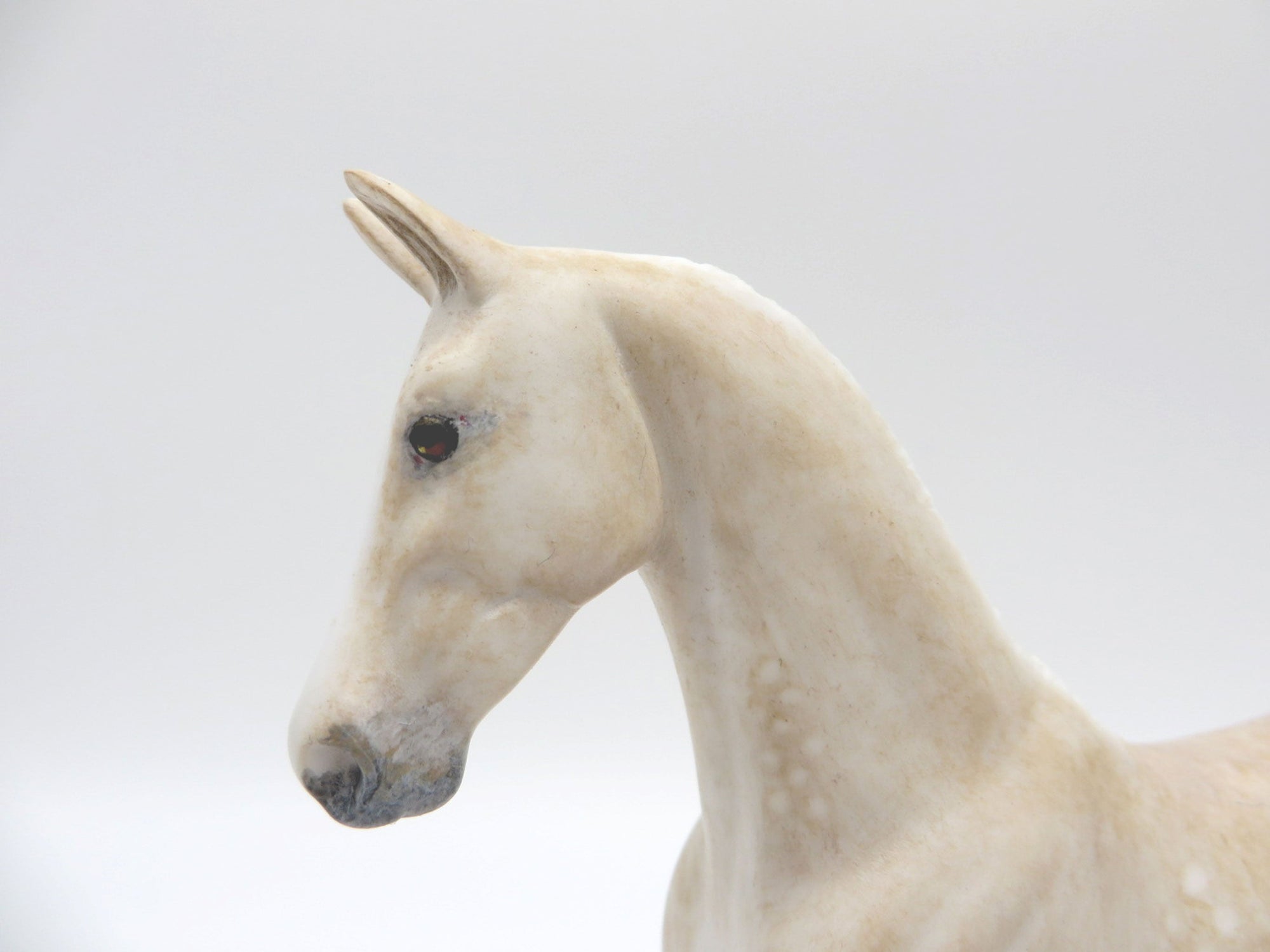 Regal Lady-OOAK Dapple Palomino Saddlebred Pebbles Painted By Andrea EQ 21