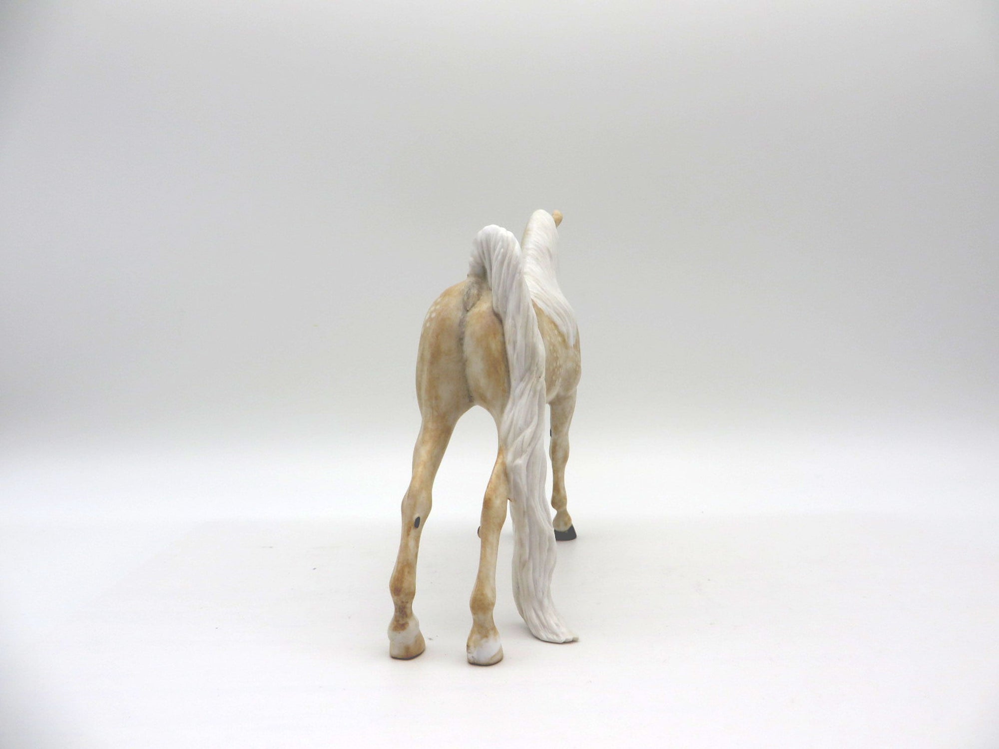 Regal Lady-OOAK Dapple Palomino Saddlebred Pebbles Painted By Andrea EQ 21