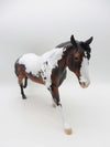 Rem Sleep - OOAK - Bay Pinto Running Stock Horse By Dawn Quick - SHCF23