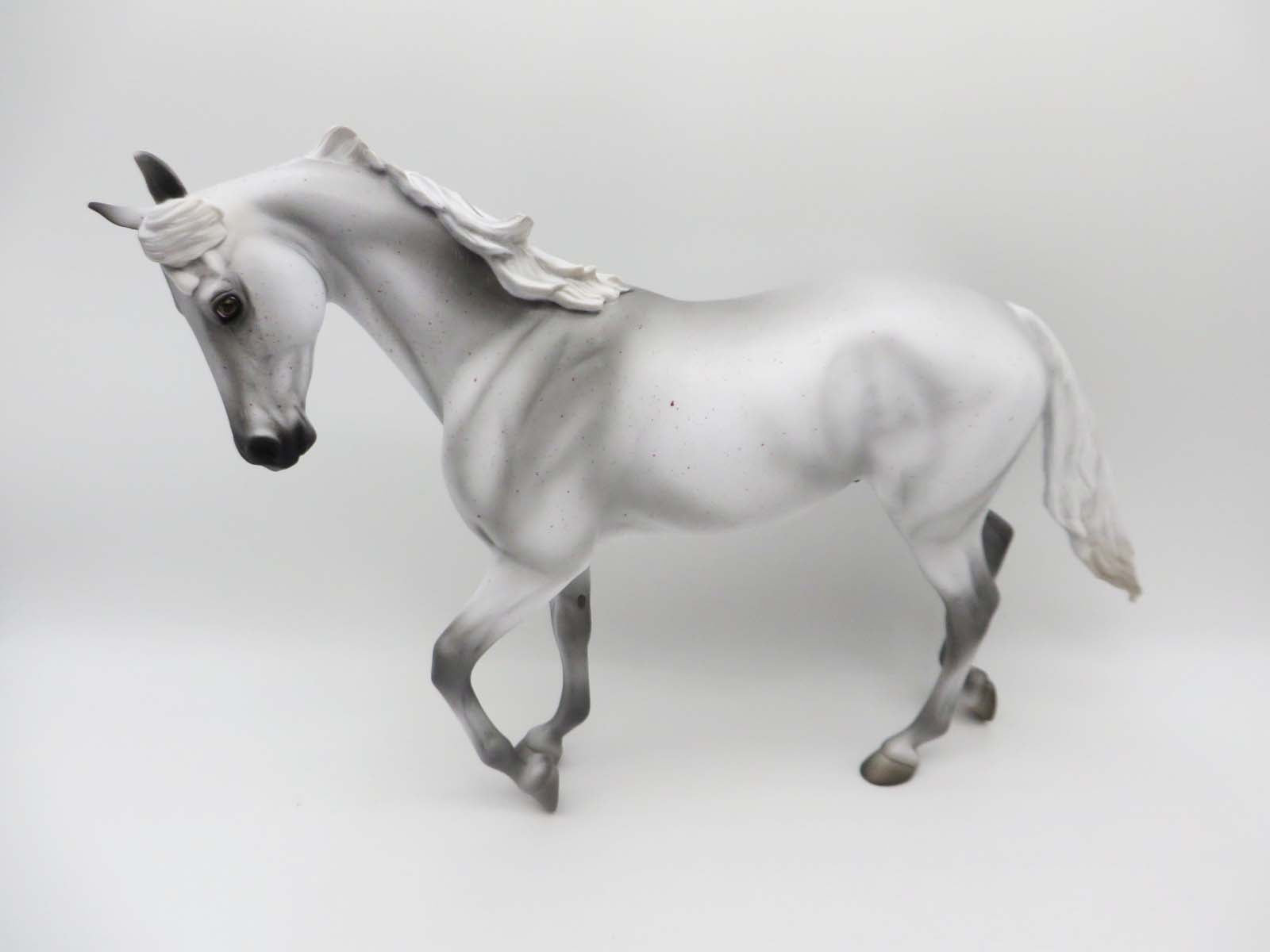 Remuda OOAK Fleabitten Grey Thoroughbred By Angela Marleau SHCF23