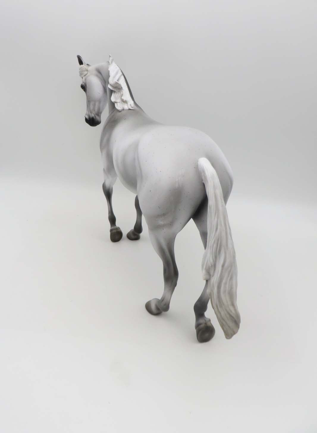 Remuda OOAK Fleabitten Grey Thoroughbred By Angela Marleau SHCF23