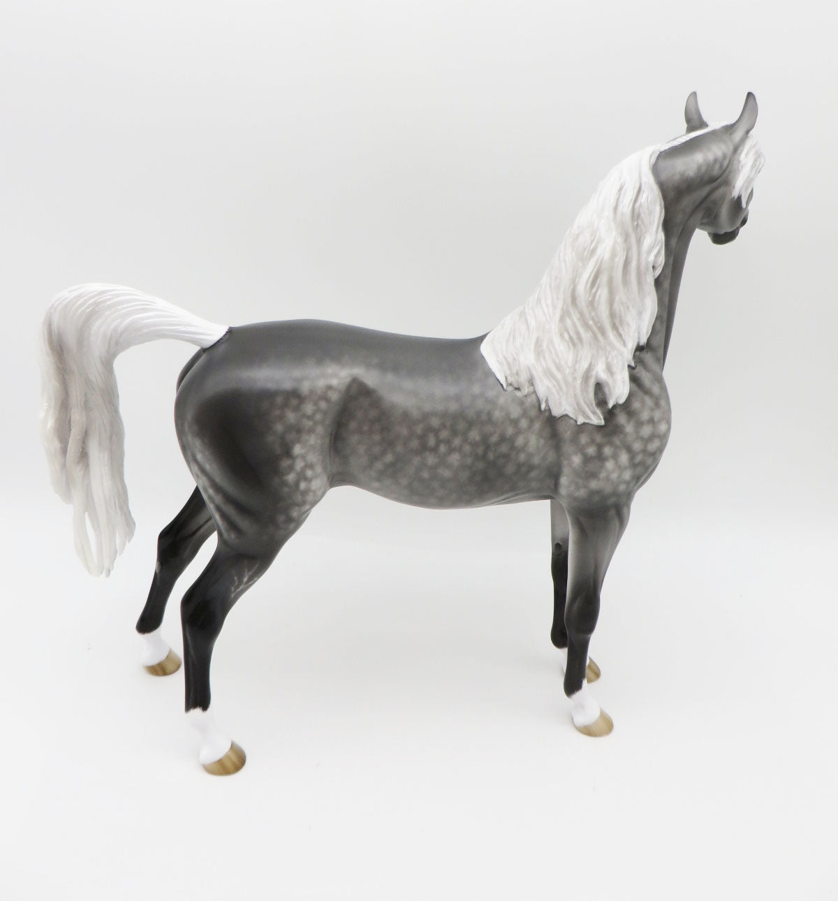 Resolution - OOAK - Dappled Steel Grey Arabian Stallion by Sheryl Leisure - Best Offers 1/16/23