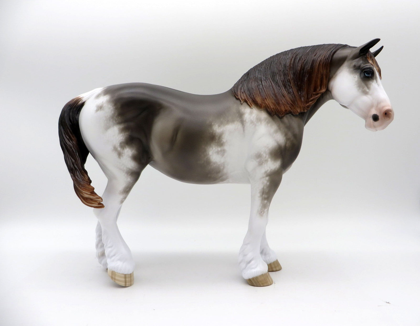 Retha-OOAK Liver Chestnut Sabino Painted by Sheryl Leisure 11/22/21