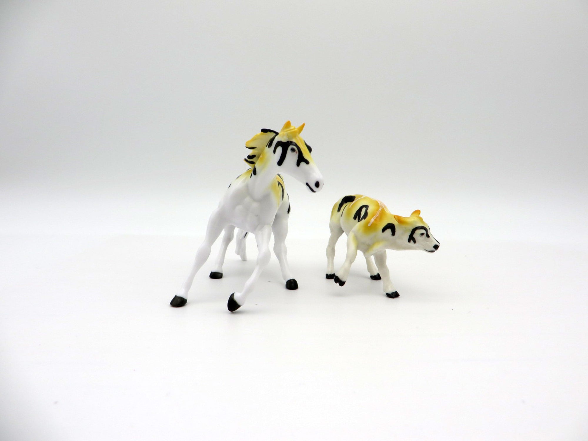 Reticulida and Fungia-OOAK Chip Cutter and Calf Deco Sea Slug Painted By Ellen Robbins 7/16/21