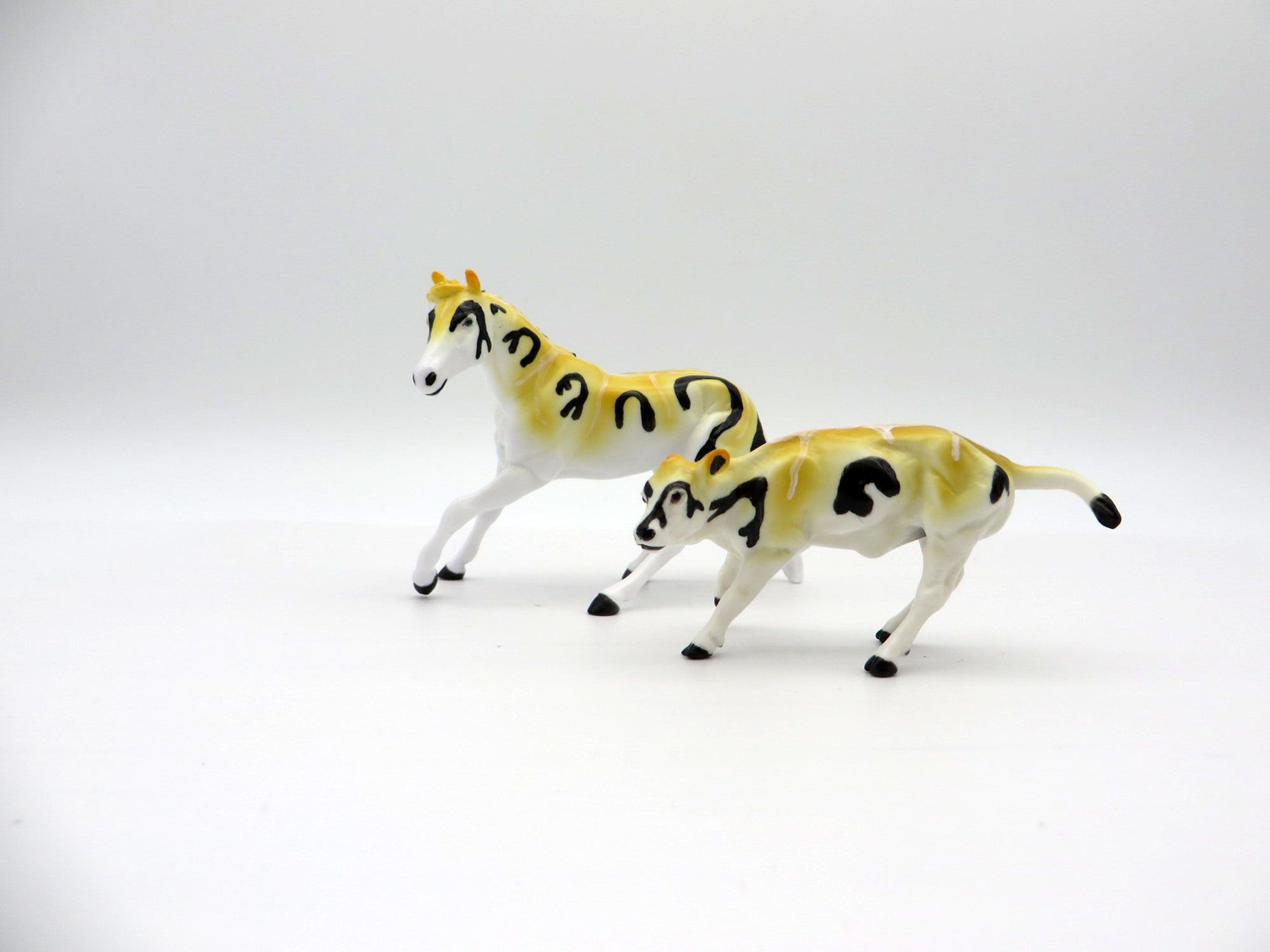 Reticulida and Fungia-OOAK Chip Cutter and Calf Deco Sea Slug Painted By Ellen Robbins 7/16/21