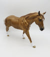Reveler - OOAK Dappled Palomino Running Stock Horse Painted by Sheryl Leisure Best Offers 1/16/23