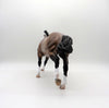 Rhine-OOAK Bay Roan Running Stock Horse By Carlione Boydston 3/29/21