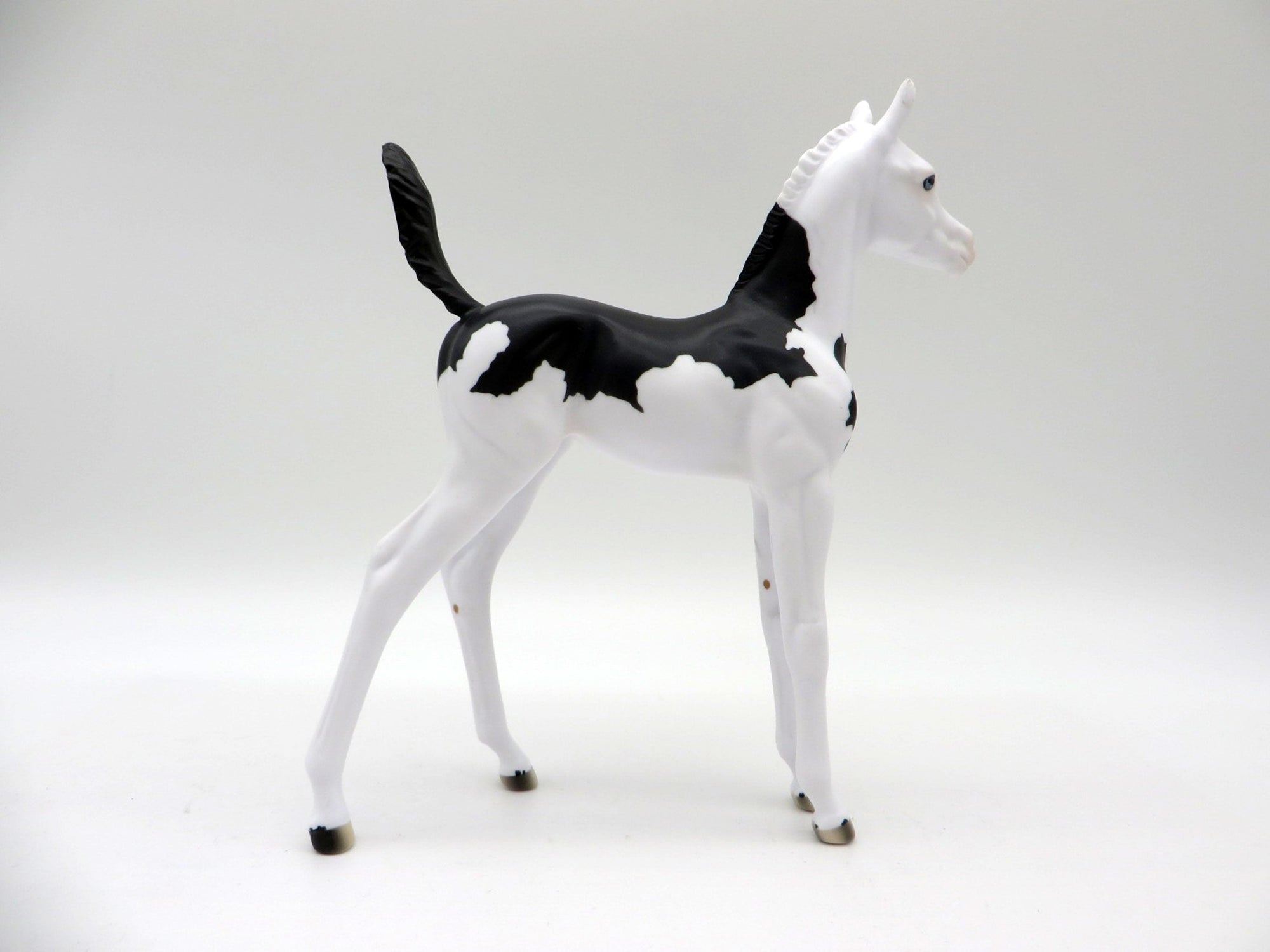 Rhonda-OOAK Black and White Paint Foal 5/21/21