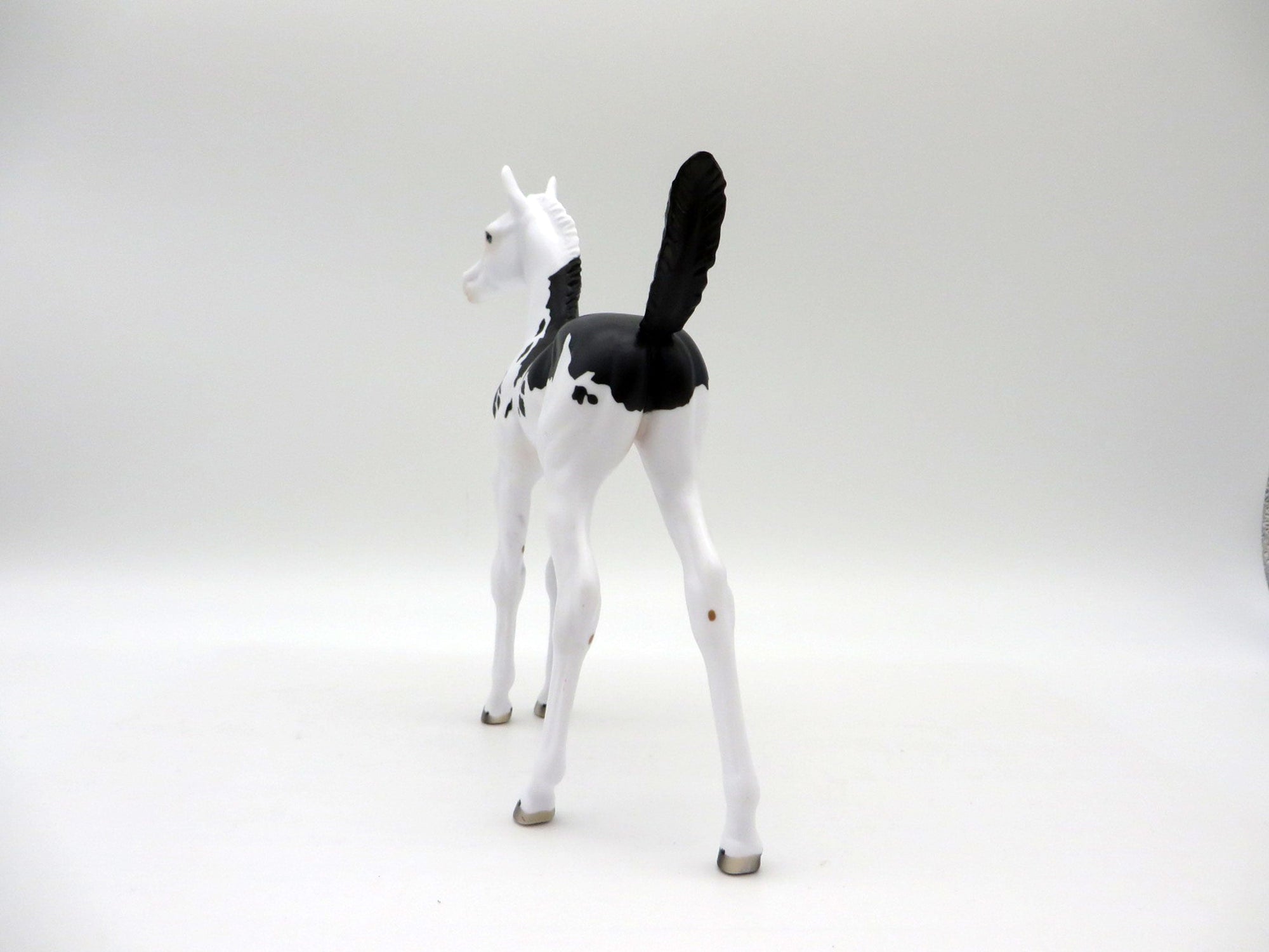 Rhonda-OOAK Black and White Paint Foal 5/21/21