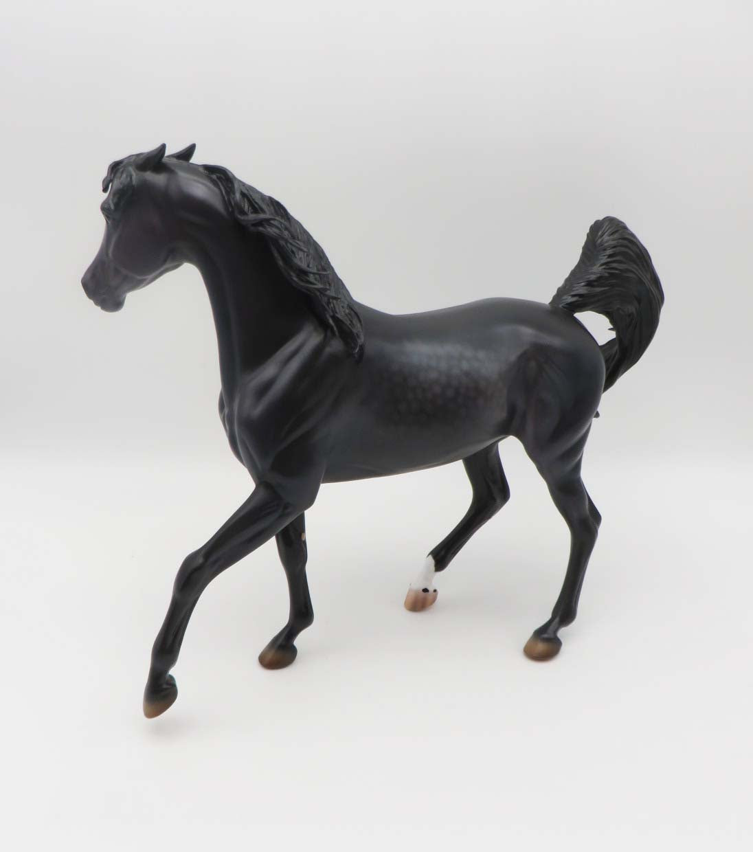 Rhoads-OOAK Pinned Ear Dapple Black Arabian By Caroline Boydston 3/17/23