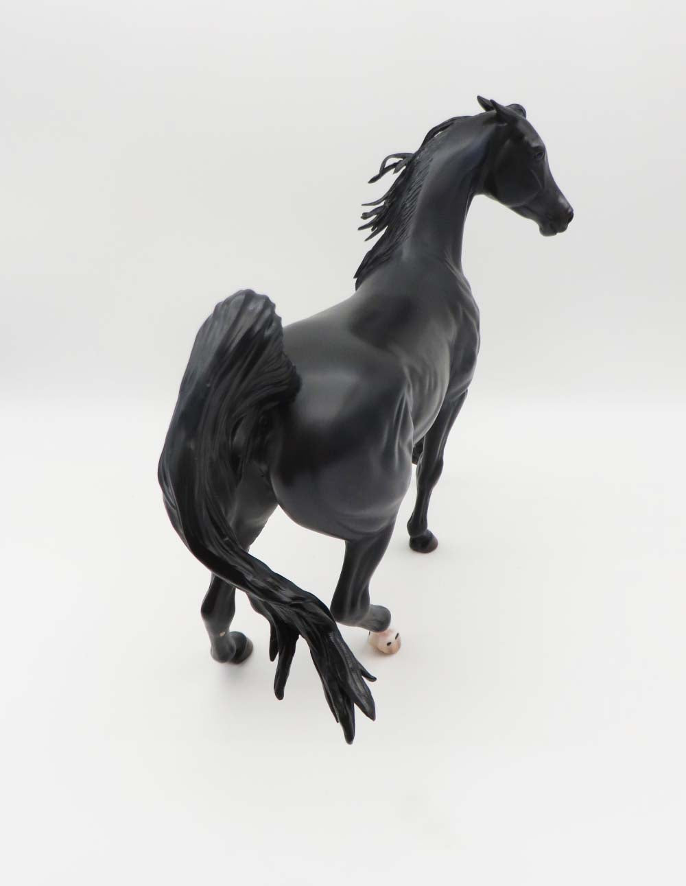 Rhoads-OOAK Pinned Ear Dapple Black Arabian By Caroline Boydston 3/17/23