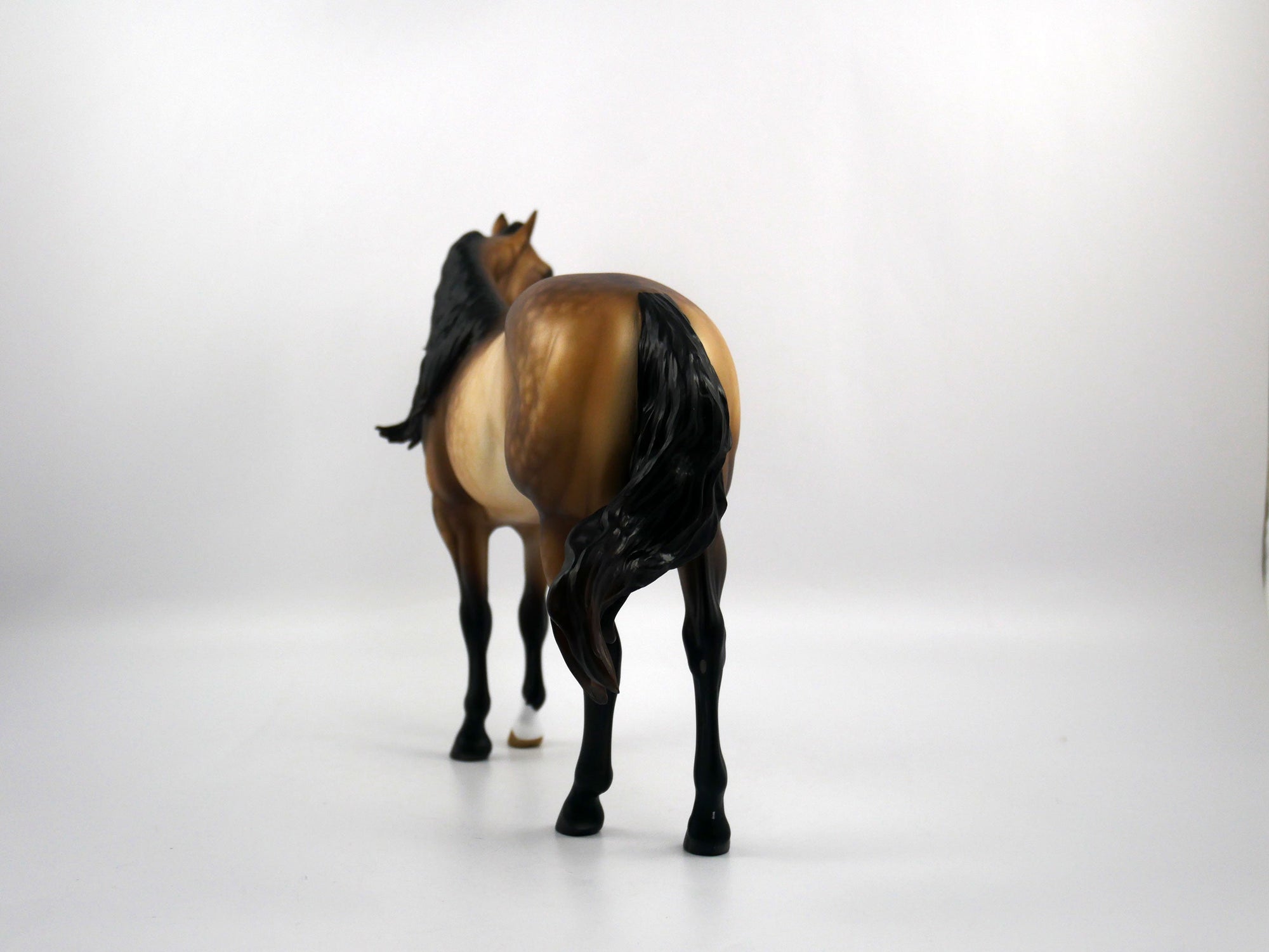 Ritchie-OOAK Dapple Buckskin ISH  Painted by Sheryl Leisure 1/20