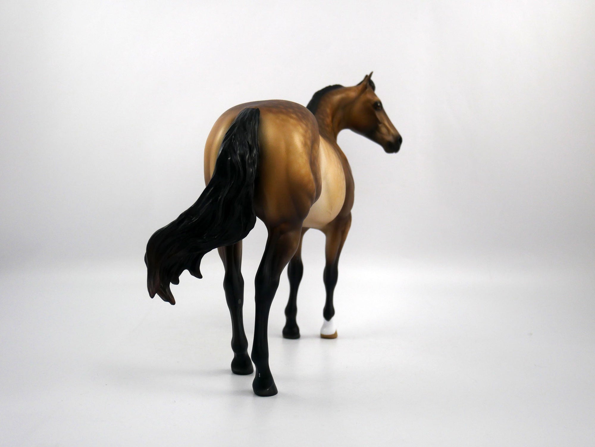 Ritchie-OOAK Dapple Buckskin ISH  Painted by Sheryl Leisure 1/20