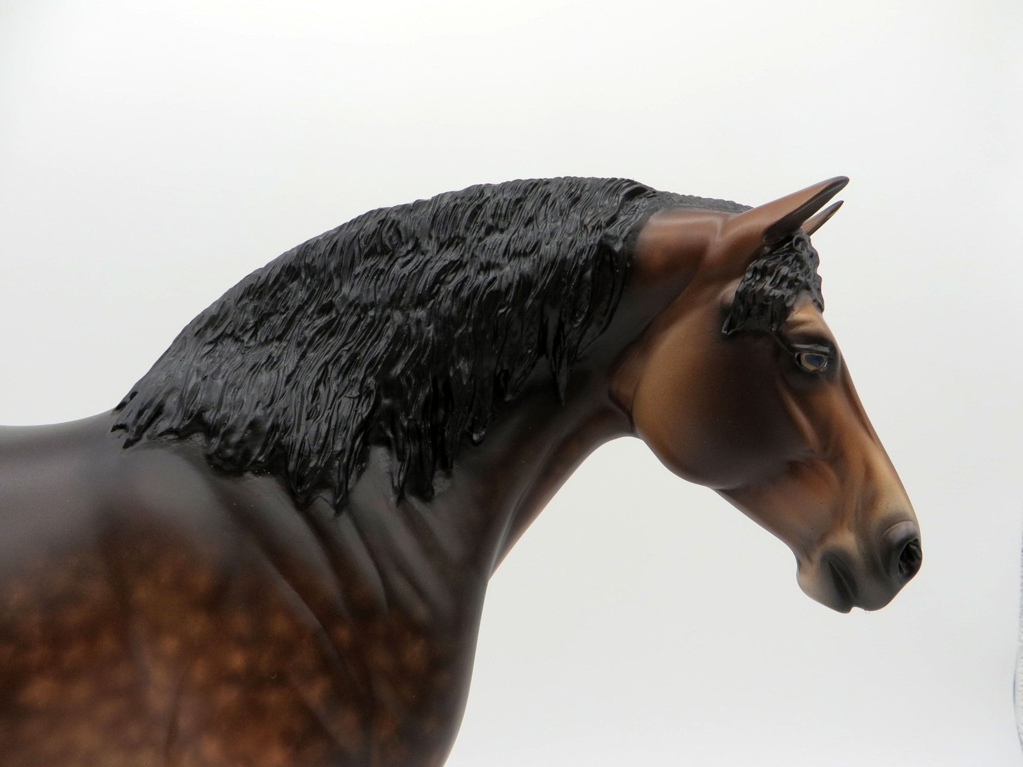 Right Back At You - OOAK Dapple Bay Heavy Draft Mare Painted By Sheryl Leisure 7/19/21