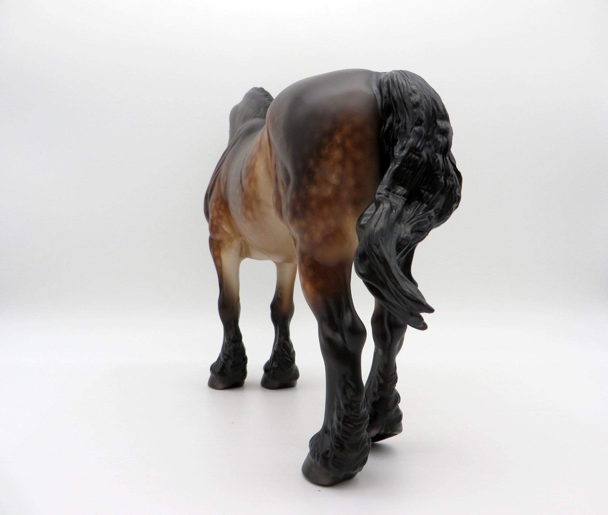 Right Back At You - OOAK Dapple Bay Heavy Draft Mare Painted By Sheryl Leisure 7/19/21