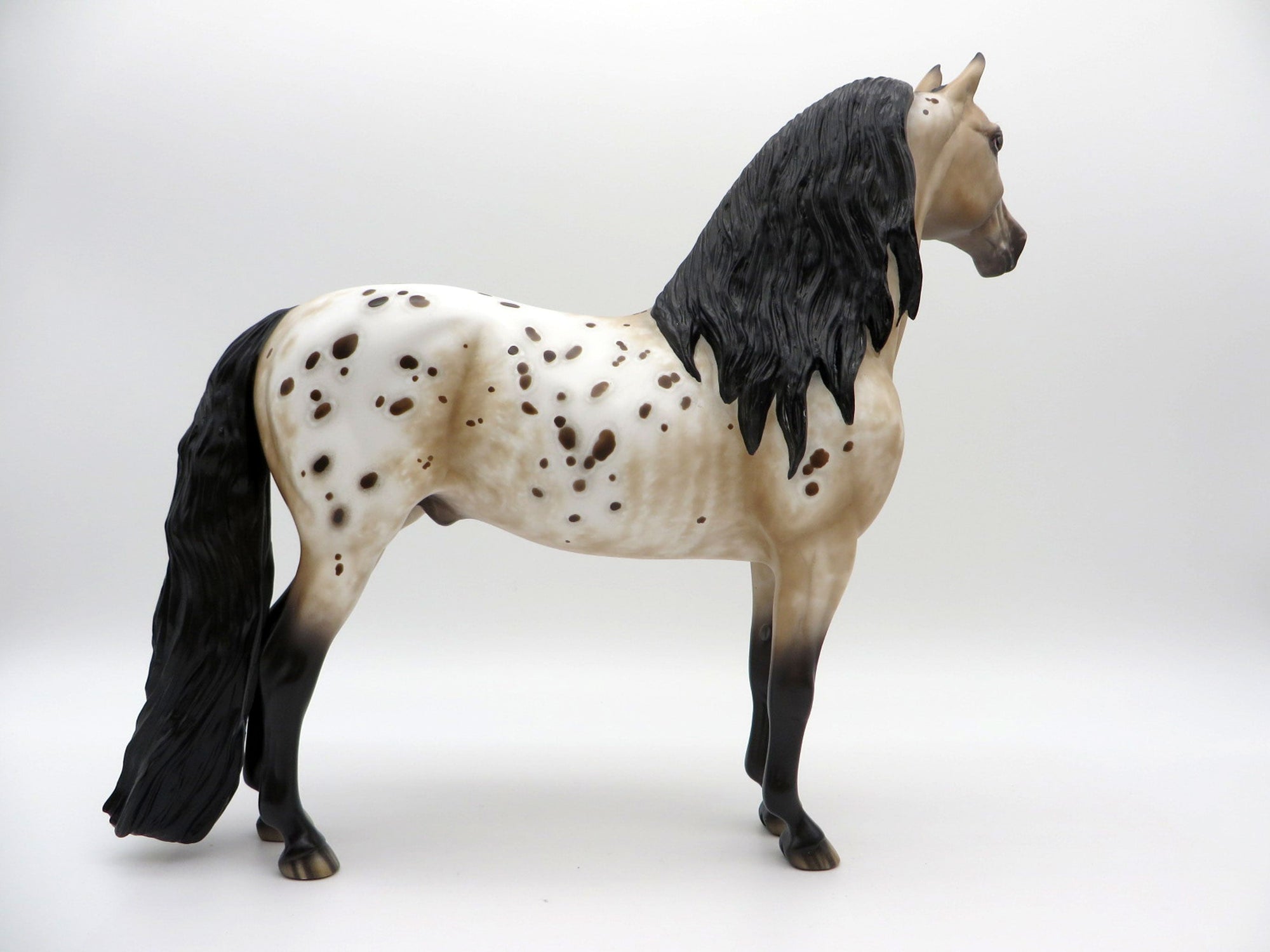 Right Bank-OOAK Appaloosa Morgan Painted By Sheryl Leisure 7/12/21