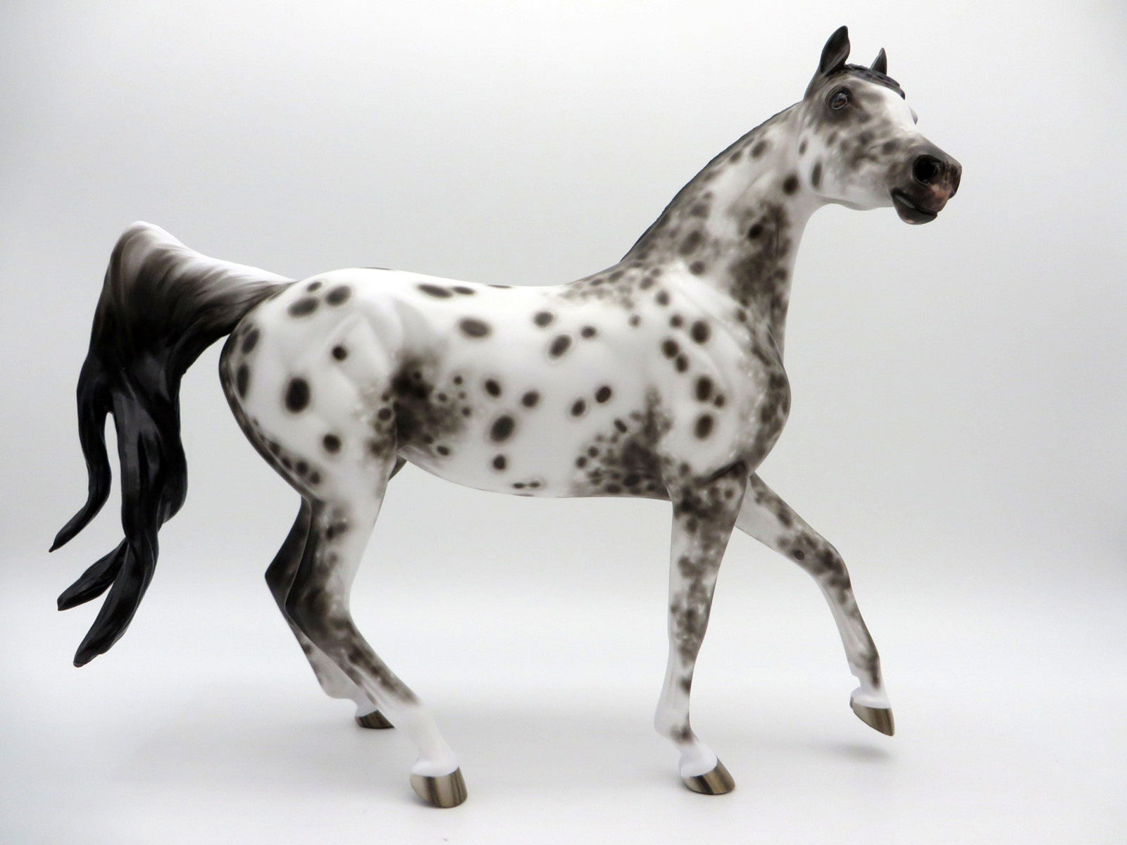 Right On - OOAK Loud Appaloosa Arabian Mare Painted By Sheryl Leisure 7/19/21