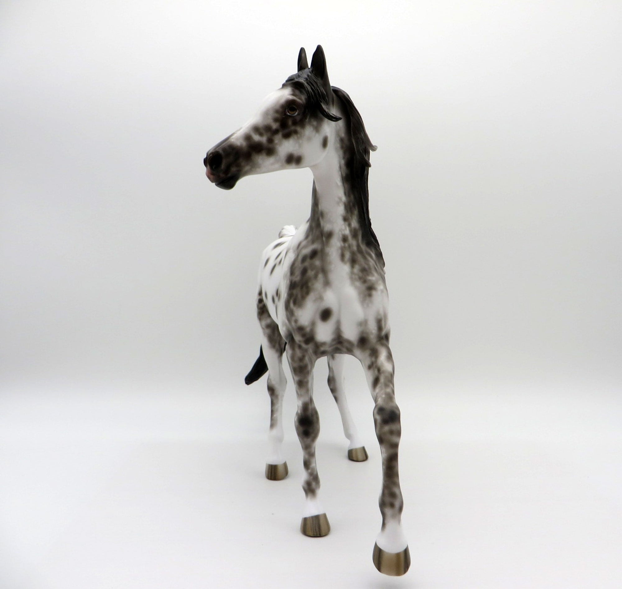 Right On - OOAK Loud Appaloosa Arabian Mare Painted By Sheryl Leisure 7/19/21
