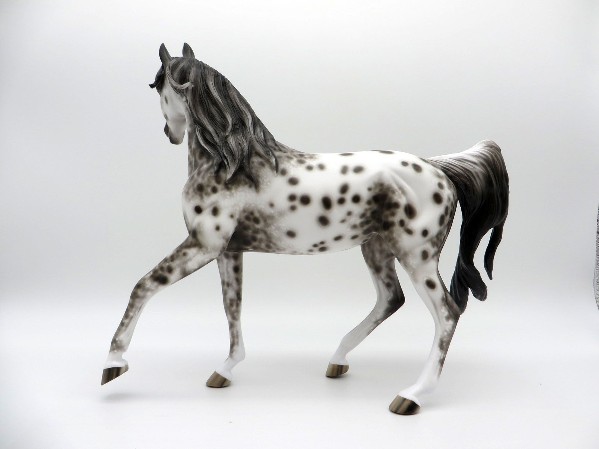 Right On - OOAK Loud Appaloosa Arabian Mare Painted By Sheryl Leisure 7/19/21