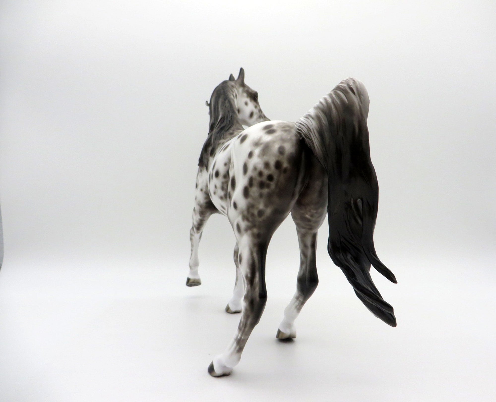 Right On - OOAK Loud Appaloosa Arabian Mare Painted By Sheryl Leisure 7/19/21