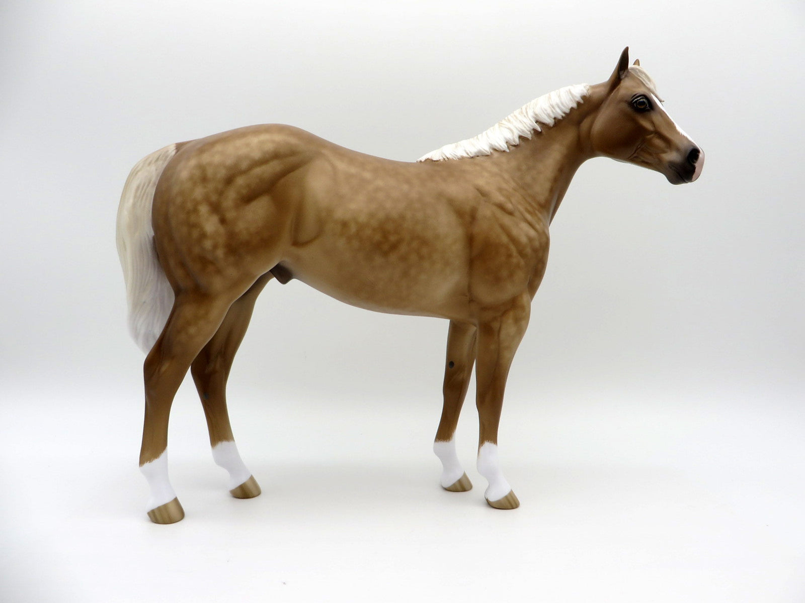 Right Smart- OOAK Dapple Palomino ISH Painted By Sheryl Leisure 7/19/21