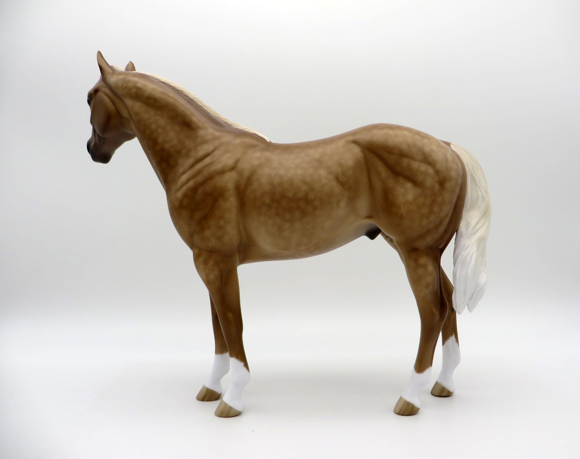 Right Smart- OOAK Dapple Palomino ISH Painted By Sheryl Leisure 7/19/21