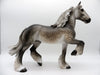 Right as Rain-OOAK Dapple Bay Trotting Drafter Painted by Sheryl Leisure 7/26/21